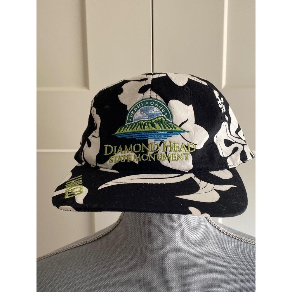 Diamond Head Hat Cap State Monument Beach Coastal Adjustable Embroidered I Hiked